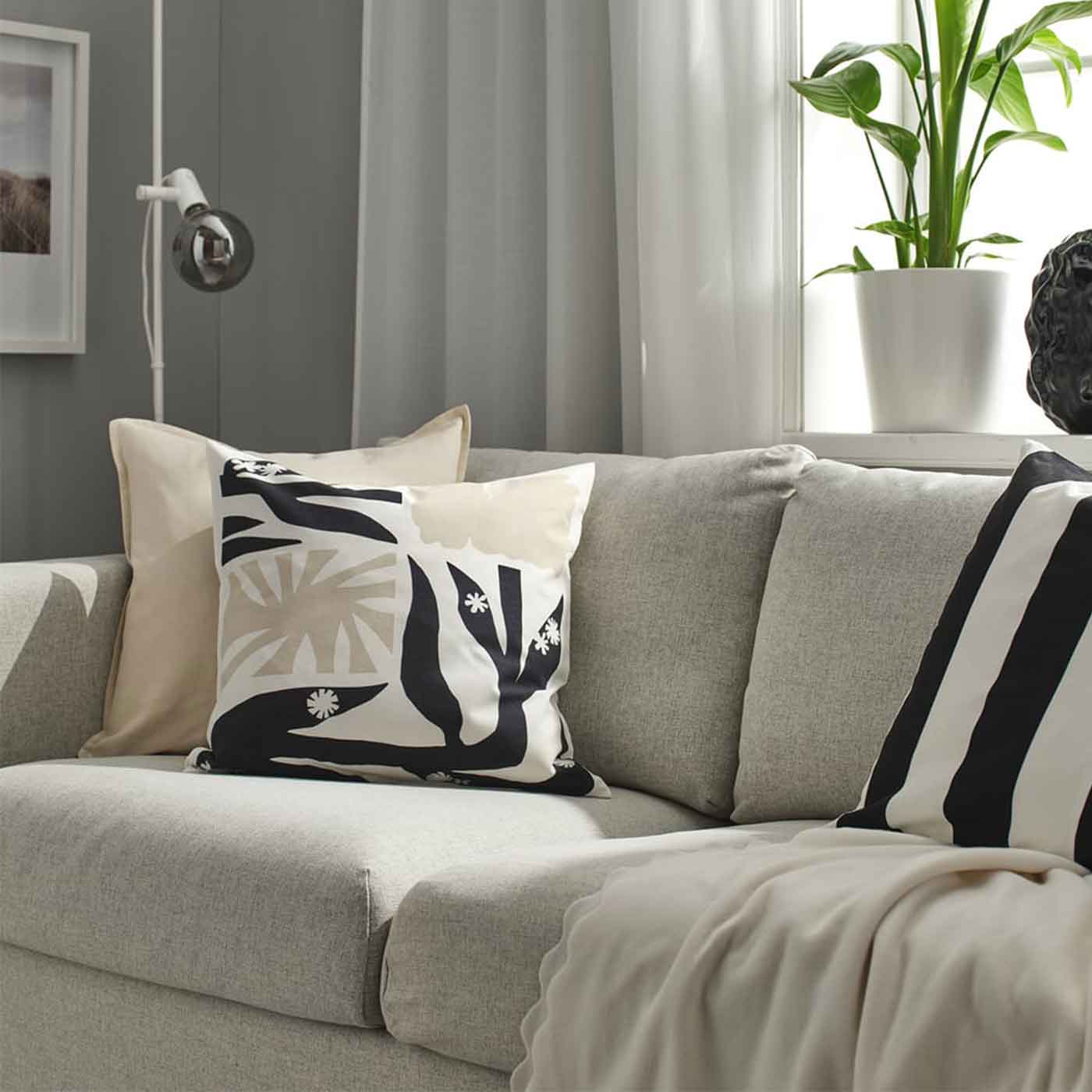 کاور کوسن ایکیا مدل IKEA DRABOR